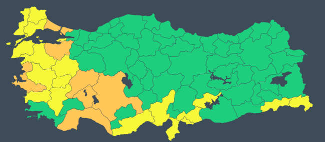 Meteoroloji'den yoğun kar ve fırtına uyarısı